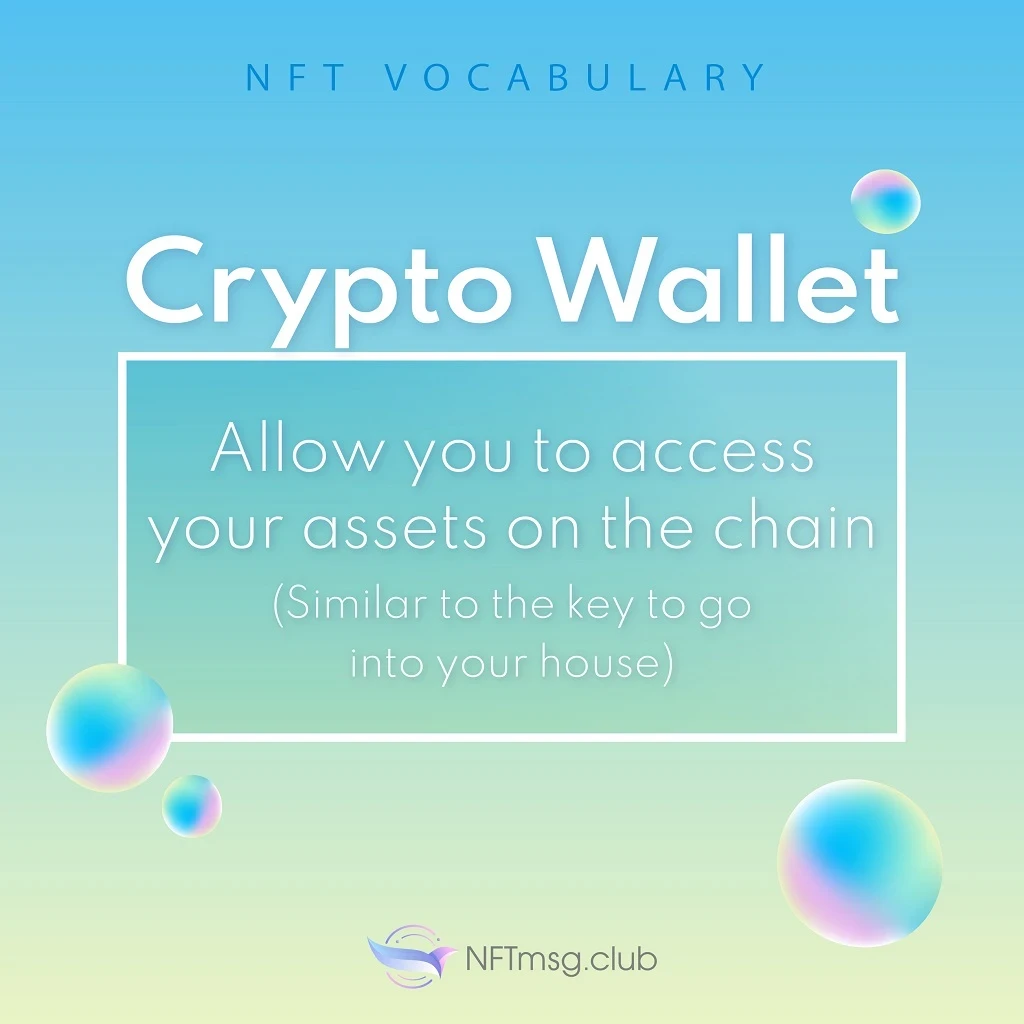 Allow you to access the assets on the chain. (Similar to the key of your house)