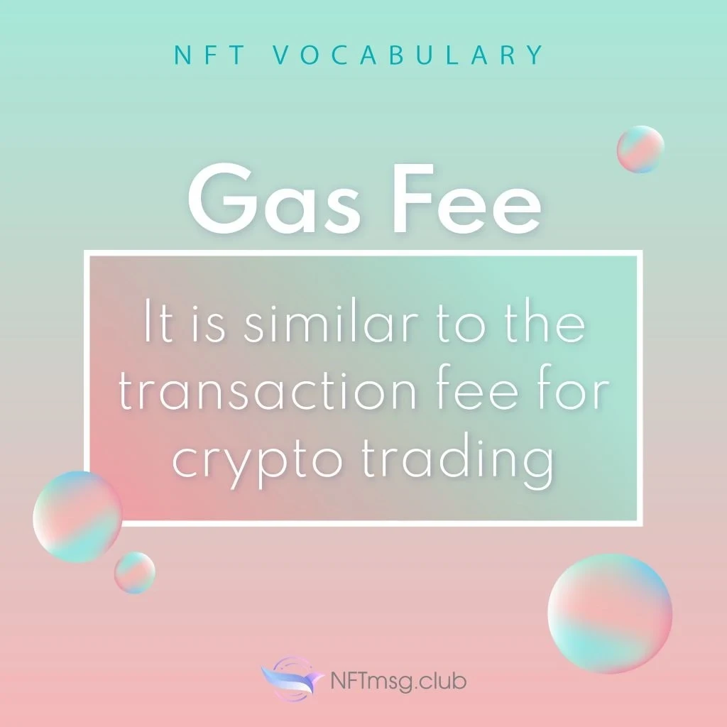 It is similar to transaction fee for crypto trading. It is the rewards for the miners help to verify this transaction.